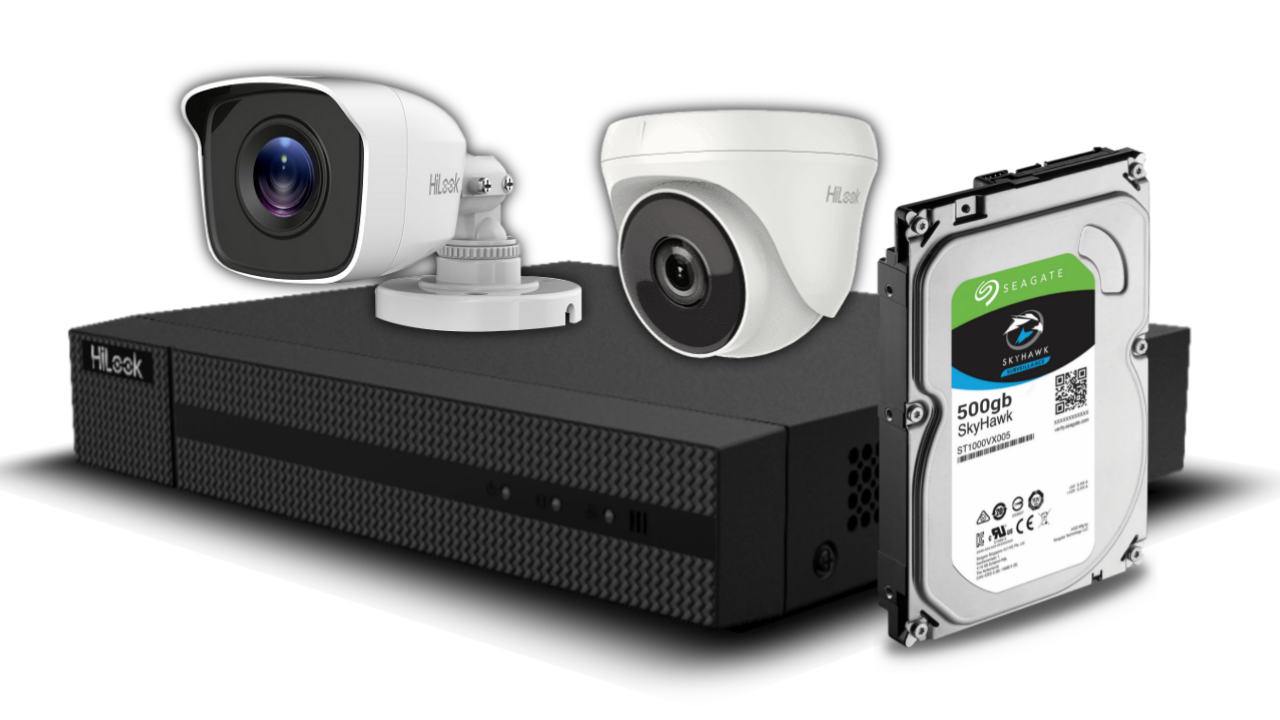 Paket 2 kamera CCTV hilook 2mp