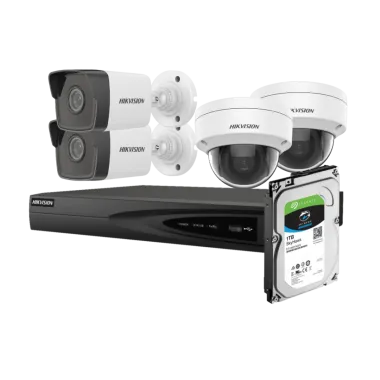 Jual Paket 4 kamera ip hikvision 2mp plus pasang Harga Murah
