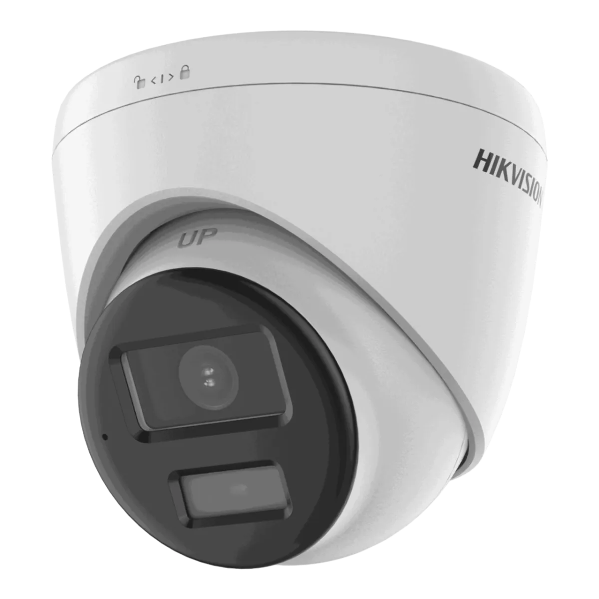HIKVISION DS-2CE78D0T-LPTS 2MP CCTV INDOOR TWO WAY AUDIO SMART HYBRID LIGHT TURRET ANALOG CAMERA